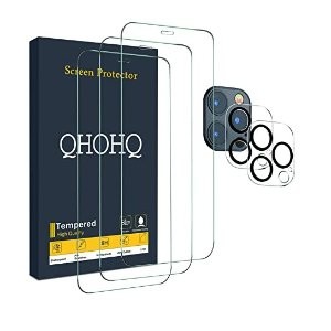 QHOHQ iPhone 12 Pro Max 手机膜3张 + 后摄保护膜3张