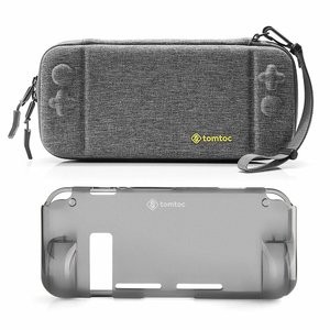 Nintendo Switch 灰色收纳包 + 保护套