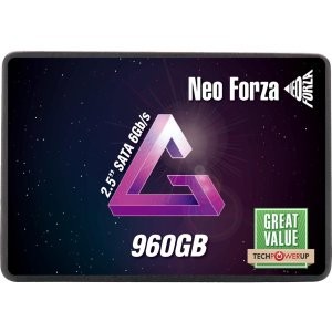 白菜价：Neo Forza NFS01 2.5" 960GB 3D TLC SATA III 固态硬盘