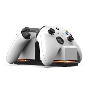 PowerA Xbox 双充电池+双手柄充电底座, 双色可选