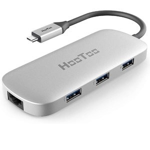 HooToo 6合1 USB C 扩展坞(4K HDMI, 100W PD, 网口, USB 3.0)