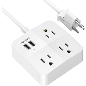 TESSAN 排插 3×插口 2×USB-A