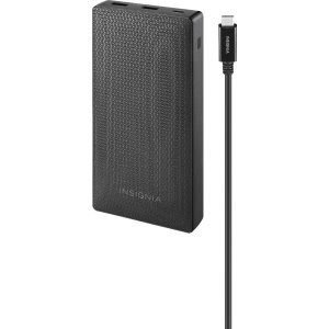 Insignia 80W 26800 mAh 便携式充电宝, C口支持65W输出