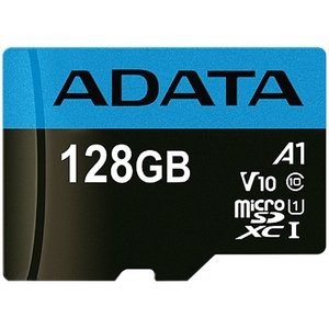 ADATA 128GB Premier 系列Class 10 V10 A1 microSD 闪存卡