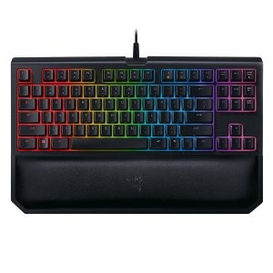 Razer 黑寡妇竞技版 幻彩版 v2 TKL 87键 橙轴 机械键盘