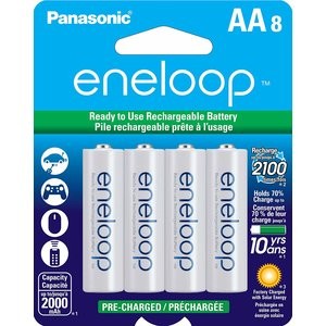 Panasonic eneloop 镍氢充电电池 8个装