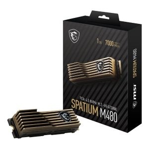 史低价：MSI SPATIUM M480 Heatsink M.2 2280 1TB PCIe4.0 x4 固态硬盘