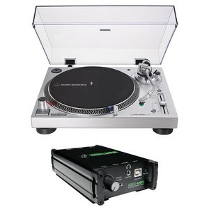 Audio-Technica LP120X 黑胶唱片机 + Mackie MDB-USB耳放
