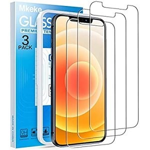Mkeke iPhone 12/12 Pro 钢化膜 3片装