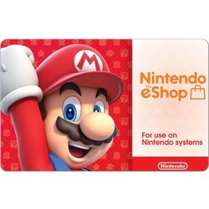限今天：Nintendo eShop $50 礼卡 Email发送