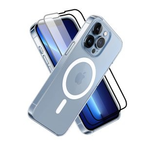 QUIKBEE iPhone 13 Pro Max 磁吸手机壳 + 钢化膜2片