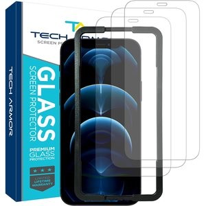 Tech Armor iPhone 12 Pro Max 钢化玻璃膜 3片装