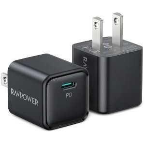 RAVPower 20W USB-C 快充充电器 2件装