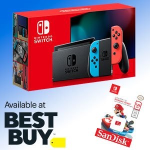 Nintendo Switch 续航增强版 红蓝配色