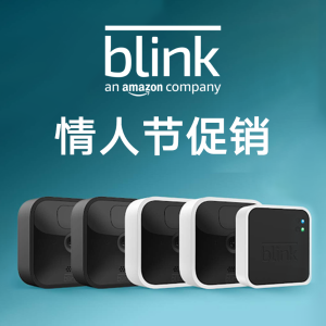 Blink 安防监控设备情人节大促, 智能摄像头$25, 智能门铃仅$40