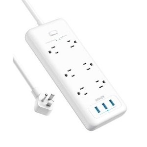闪购：Anker 6接口 3USB 浪涌保护插座