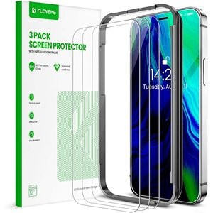 FLOVEME iPhone 12/12 Pro 钢化玻璃膜 3件装