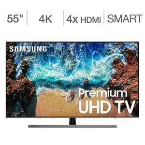 Samsung NU8000 55" 4K HDR FreeSync 智能电视