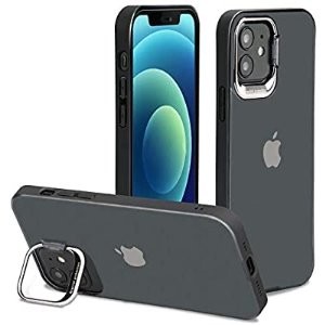SACSTAR iPhone 12 Pro Max 硅胶保护壳，带金属支架