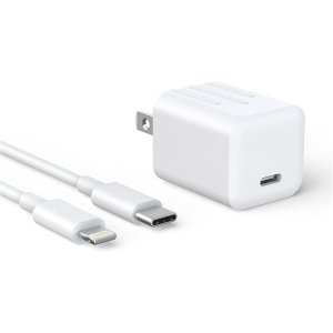 白菜价：YOKERSU 20W PD 充电头 带1.8米 MFi认证 C2L 充电线