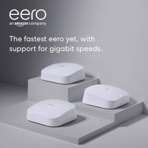 Amazon eero Pro 6 mesh 路由器 3件装