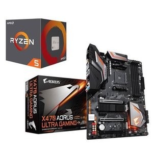 AMD RYZEN 5 2600 + GIGABYTE X470 AORUS ULTRA GAMING 主板