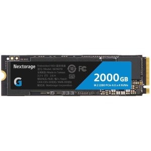 限今天：Nextorage Japan 2TB PCIe4.0 NVMe 3D TLC 固态硬盘