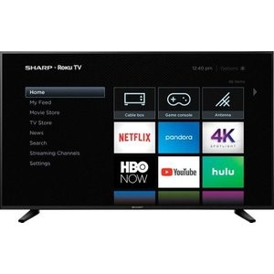 Sharp 58吋 4K UHD HDR Roku 智能电视