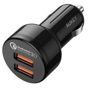AUKEY 36W QC3.0 双口车载充电器
