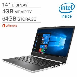 HP 14" 超值高清本 (Intel Pentium Silver N5000, 4GB, 64GB)