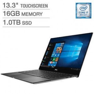 Dell XPS 13 9370 4K触屏 超极本 (i7-8550U 16GB 1TB SSD)