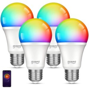 限今天：Gosund 智能家居大促 4件RGB LED灯仅售$26.39