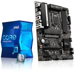 Intel Core i9-11900K CPU + MSI Z590 PRO WiFi 主板