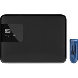 WD Easystore 4TB 移动硬盘 + 32GB U盘