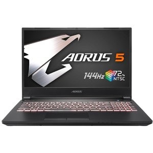 比黑五低：AORUS 5 游戏本 (144Hz, i7 10750H, 2060, 16GB, 512GB)