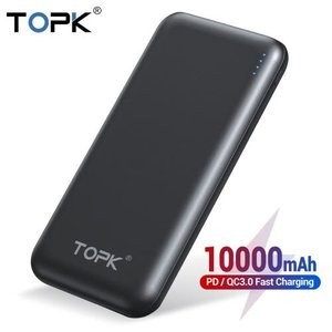 TOPK 10000mAh PD/QC 双协议 移动电源