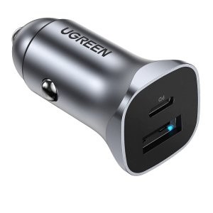 UGREEN 双口 PD18W 车载快充