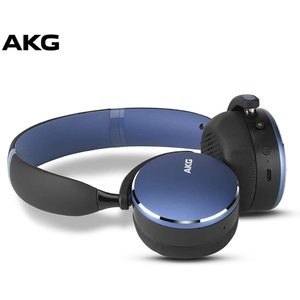 AKG Y500 无线蓝牙贴耳式耳机 蓝色