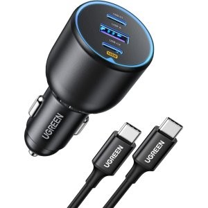 UGREEN 130W Type-C PD3.0/QC4.0/PPS 车载充电头