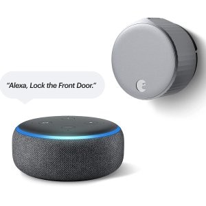August 第四代无线智能门锁 + Echo Dot 第三代