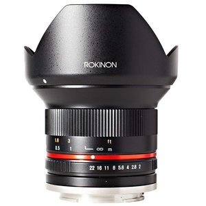 闪购：Rokinon RK12M-M 12mm F2.0 NCS CS 超广角手动镜头 EF-M接口