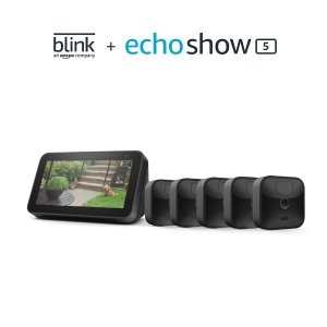 Blink 户外安防摄像头 5件装 + Echo Show 5 第2代