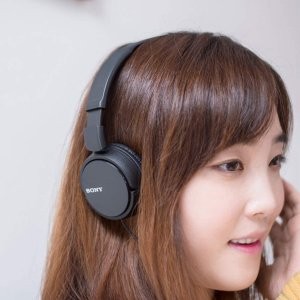 Sony MDR-ZX110 便携耳机 双色可选 折叠设计