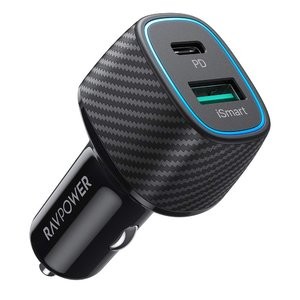 RAVPower 48W 2口 30W PD 18W QC3.0 车载充电器