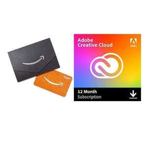 Adobe Creative Cloud 1年订阅服务, 送 $10 Amazon礼卡