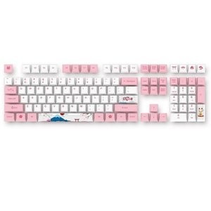 Akko X Ducky 东京樱花粉 机械键盘键帽