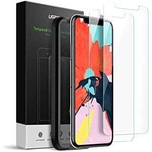UGREEN iPhone 11 Pro/XS/X 钢化膜 2张 带安装神器