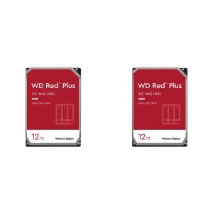 WD 12TB Red Plus NAS 内置硬盘 2件