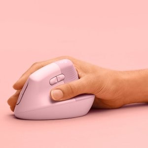 Logitech Lift 人体工学鼠标, 适配亚洲中小手型 可选左右手版