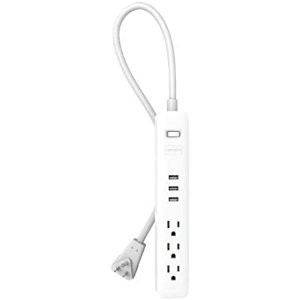 WYZE 防过载 插线板, USB x3, 电源口 x3, 4FT长